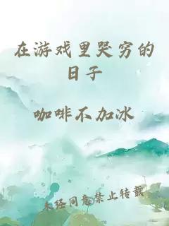 在游戏里哭穷的日子