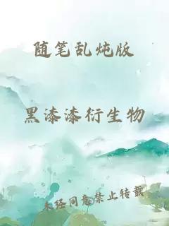 随笔乱炖版